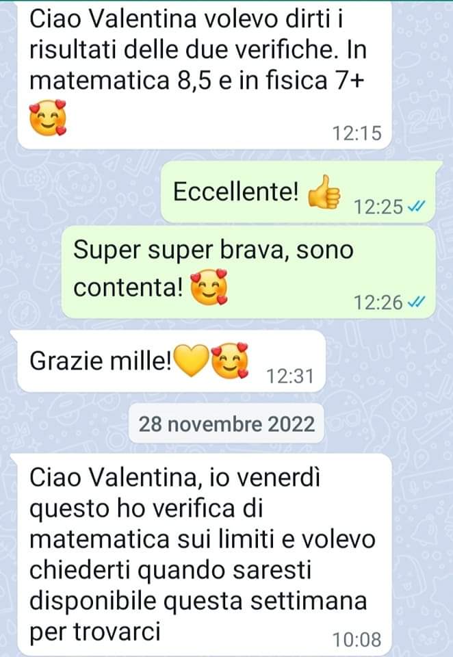 Valentina Mosele - Testimonianze clienti